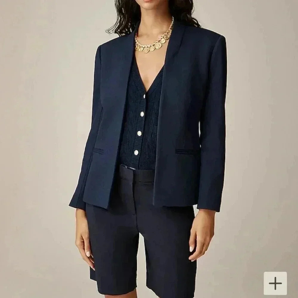 J. Crew‎ Going out Blazer Navy Color Size 2